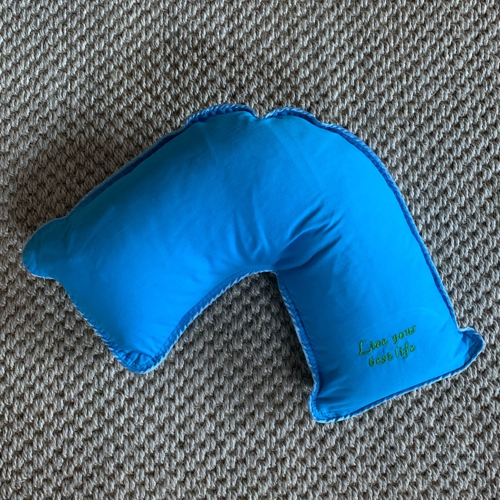 Neck support pillow.